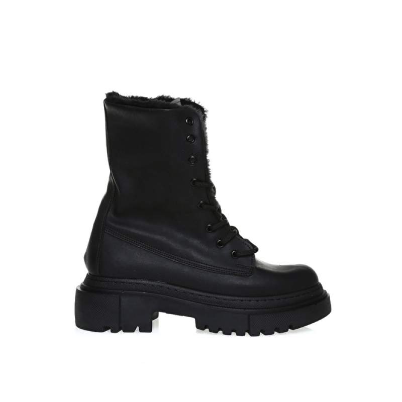Factory Black Women's Boots POZZULI Factory Black Women's Boots POZZULI