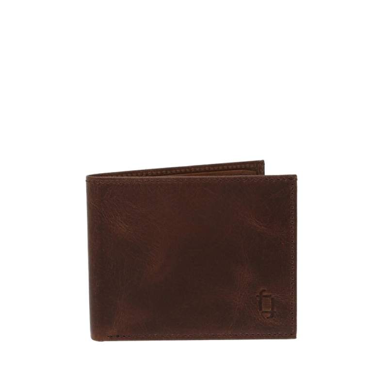 Factory Brown Men's Leather Wallet FRK232
