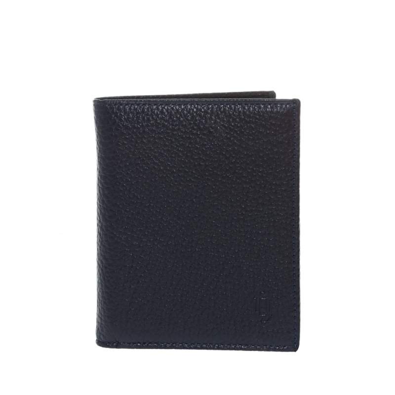 Factory Navy Blue Men's Leather Wallet FRK218