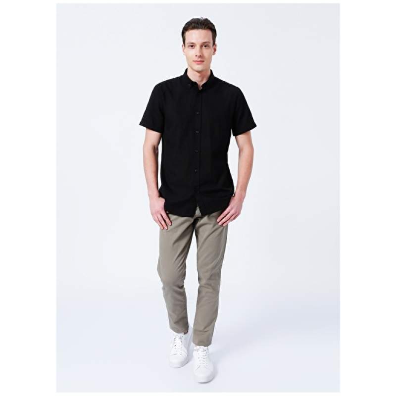 Factory Muri Low Waist Slim Fit Straight Open Khaki Mens Chino Pants