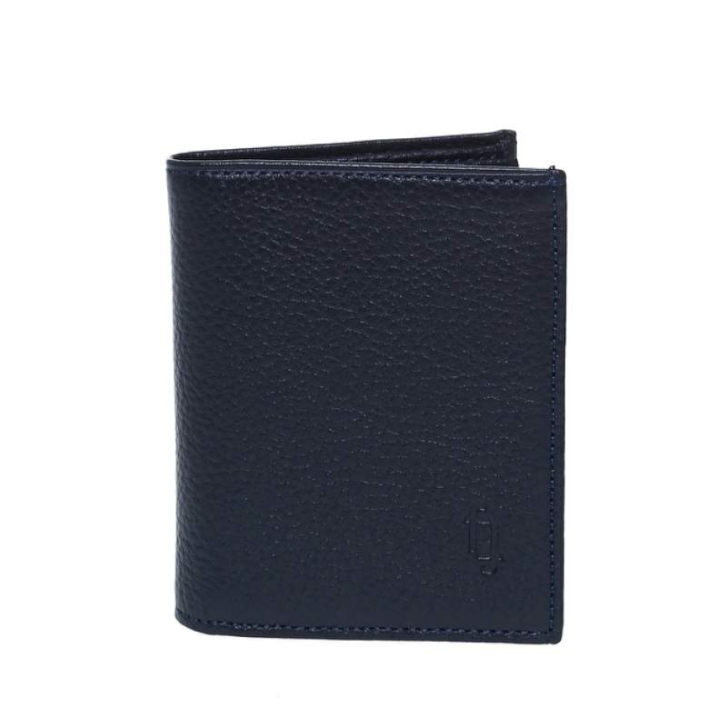 Factory Navy Blue Men's Leather Wallet FRK217