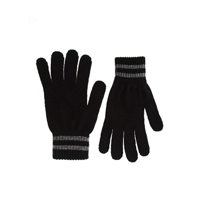 Factory Black Men's Gloves STEFAN