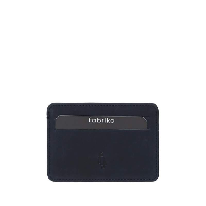 Factory FRK223 Black Men's Leather Card Holder