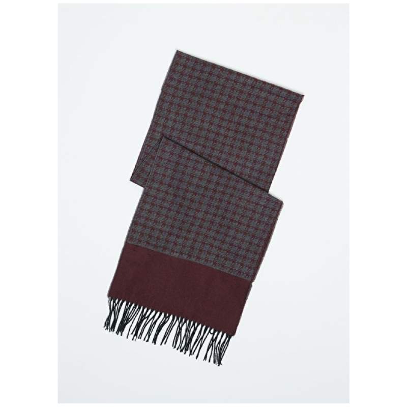 Altınyıldız Classics Gray Melange Men's Scarf 4A2823100008