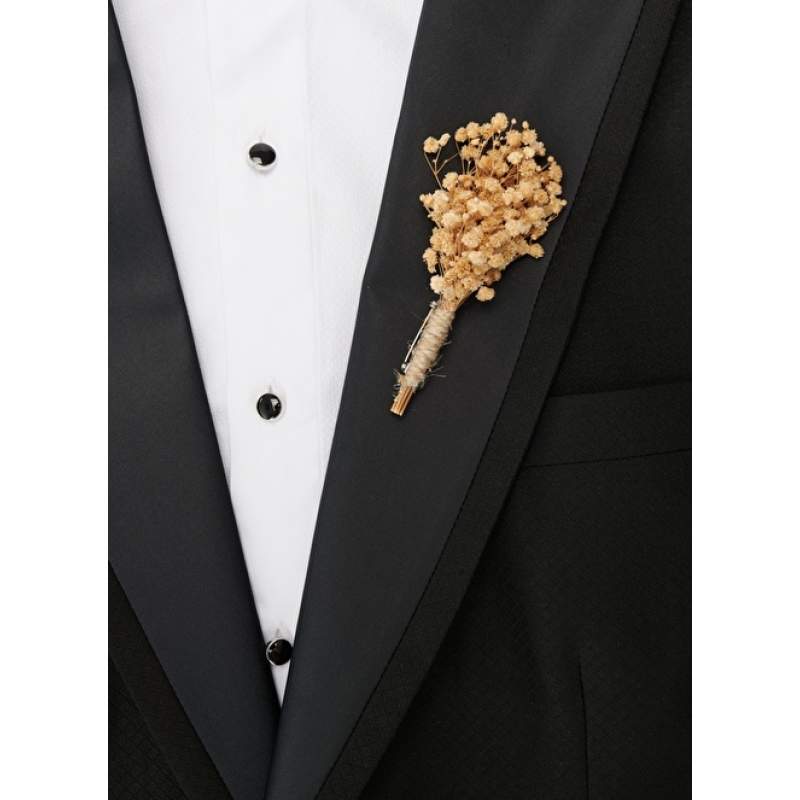4A4122200001 Patterned Boutonniere