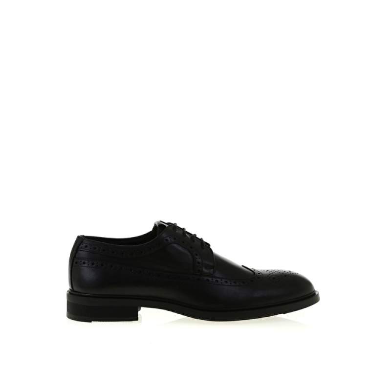 Factory Men's Black Classic Shoes