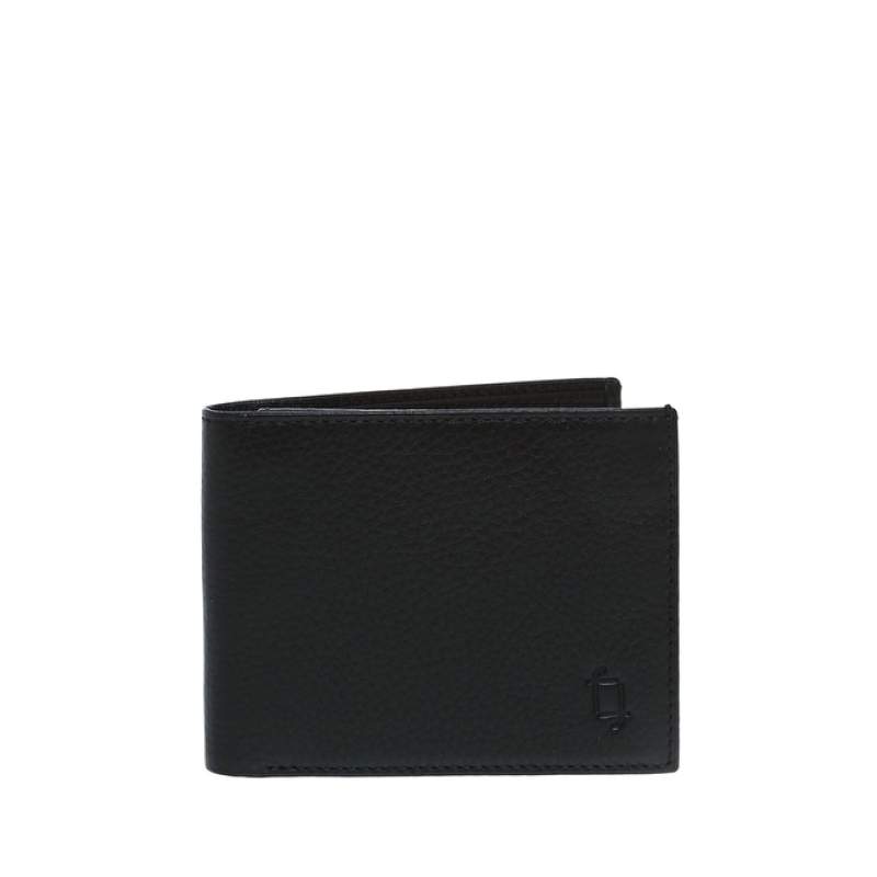 Factory Black Men's Leather Wallet FRK211
