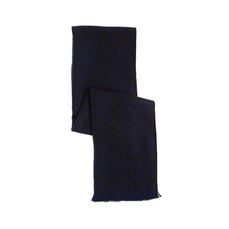 Factory Patterned Brown Men's Scarf