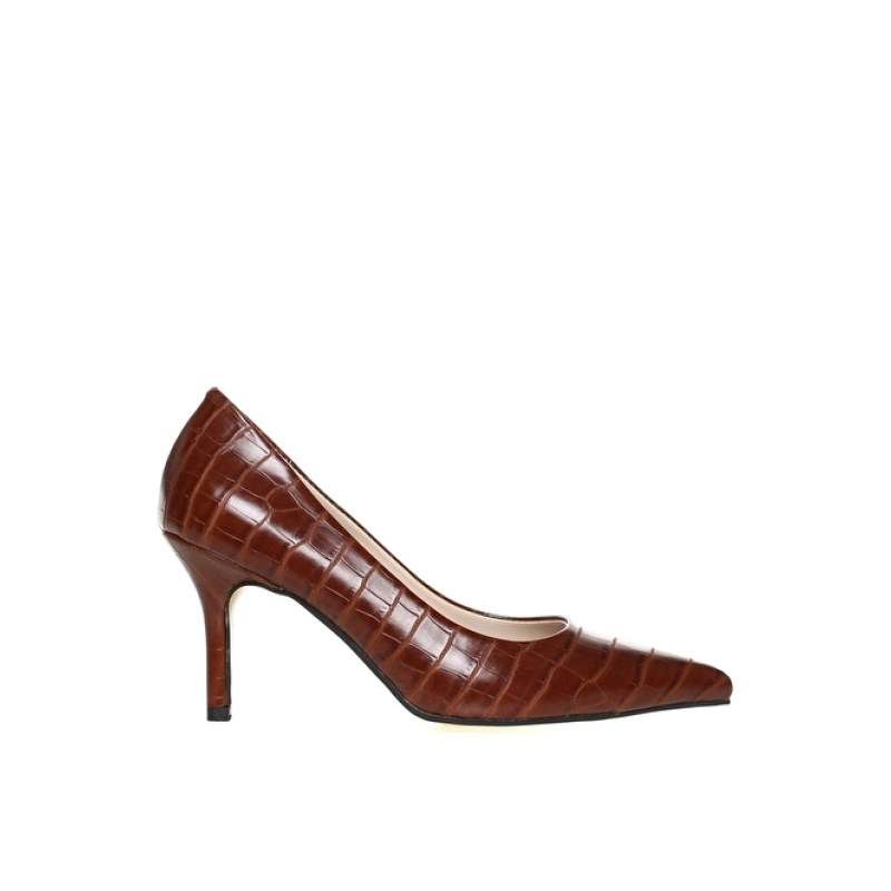 Factory Brown Women's Heeled Shoes PESARO