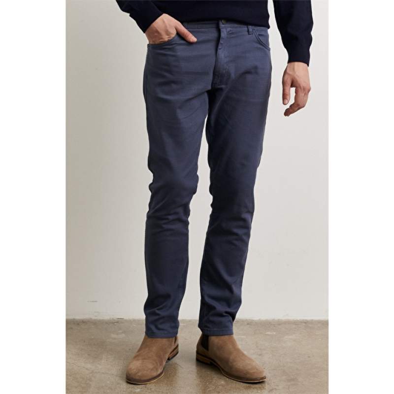 4A0123100061 Udobne fleksibilne pantalone Greensboro Dobby širokog kroja