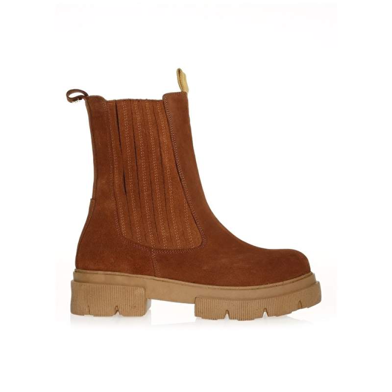 Factory Leather Camel Hair Women's Boots MARINGA Factory Leather Camel Hair Women's Boots MARINGA