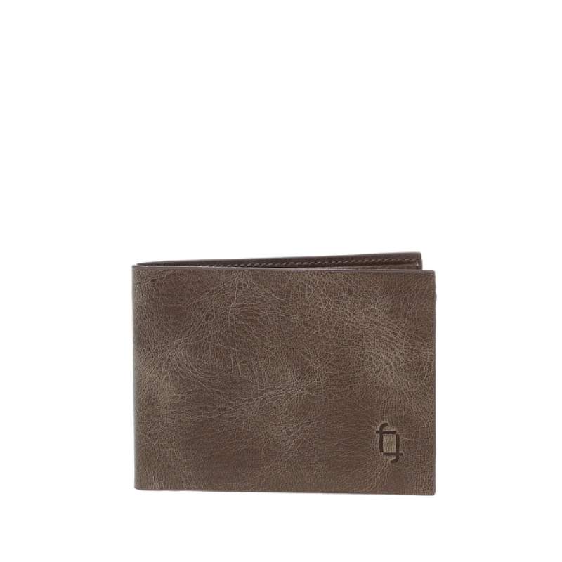 Factory Dark Beige Men's Leather Wallet FRK202