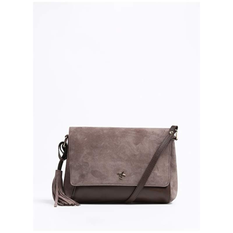Factory Mink Women 25x19x8 Leather Shoulder Bag SUEDE-ACADEMY