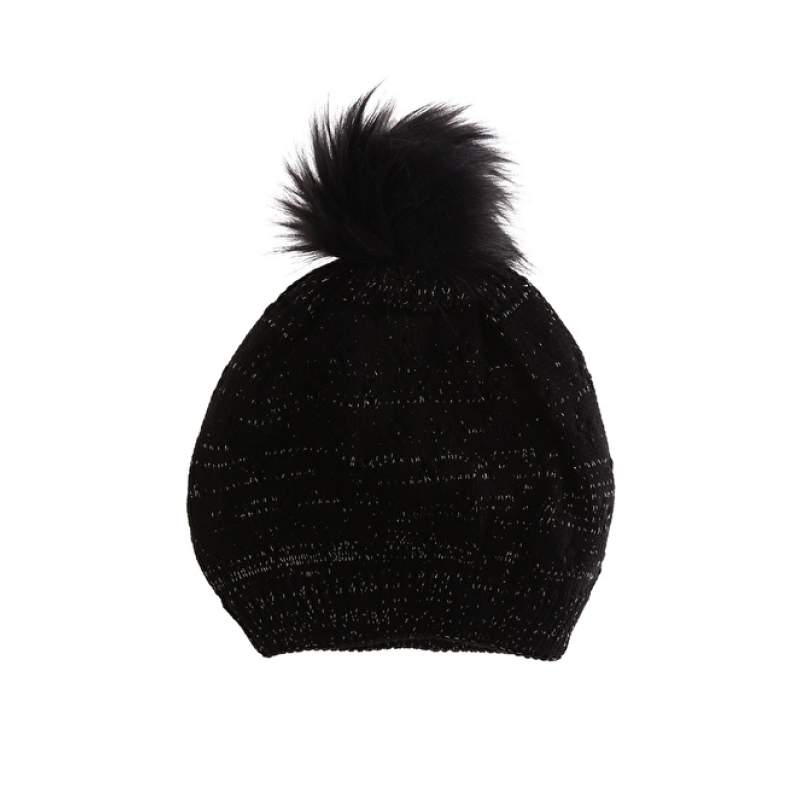 Tvornička FAB 501 crna ženska srebrna beretka