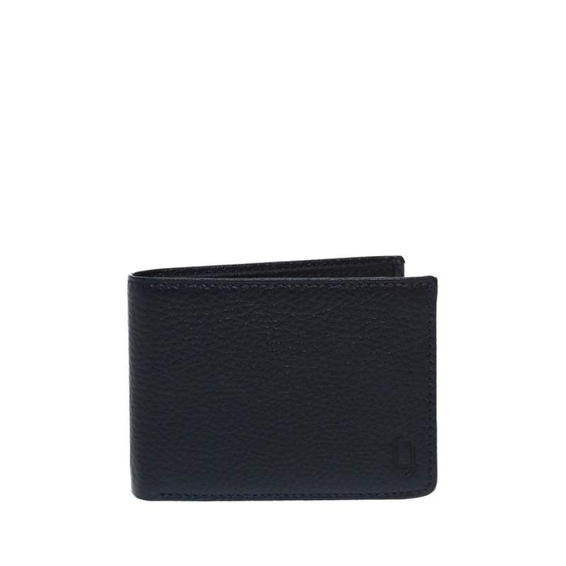 Factory Navy Blue Men's Leather Wallet FRK237