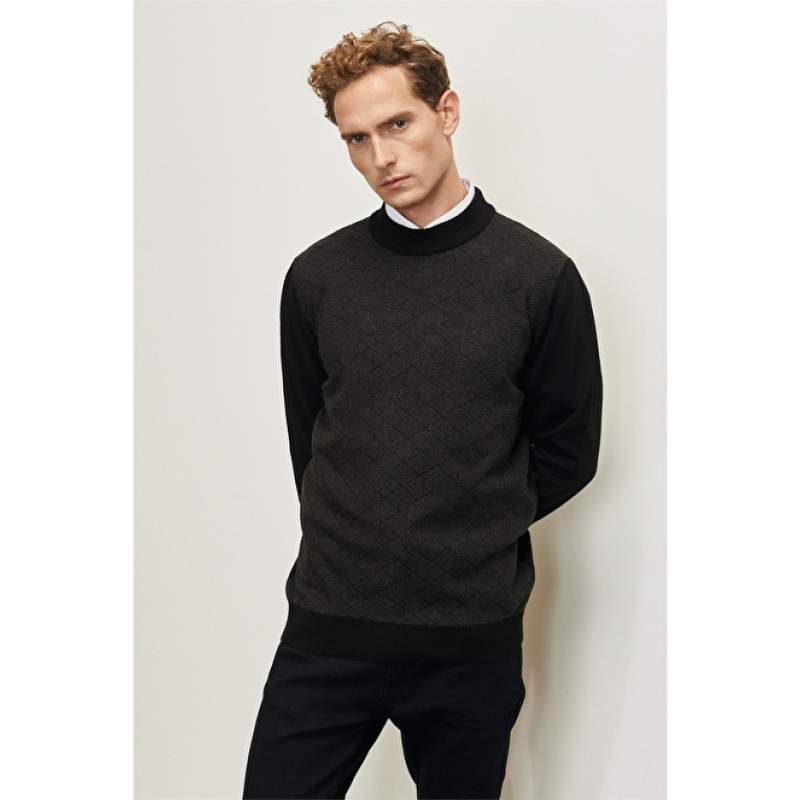 Standard Fit Normal Cut Half Turtleneck Knitwear Standard Fit Normal Cut Half Turtleneck Knitwear
