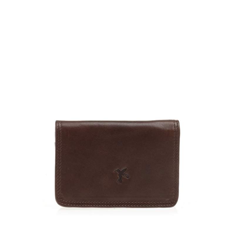 Factory Dark Brown Men's Leather Wallet FRK700 CRAYZ Factory Dark Brown Men's Leather Wallet FRK700 CRAYZ