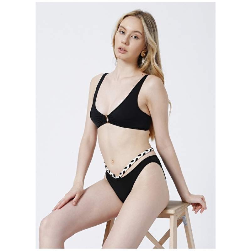 Factory Munro Black Women's Bikini Top