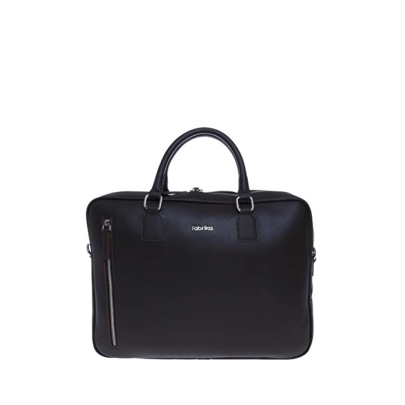 Factory Coffee Zipper Laptop Bag 01FB1017-KH Factory Coffee Zipper Laptop Bag 01FB1017-KH
