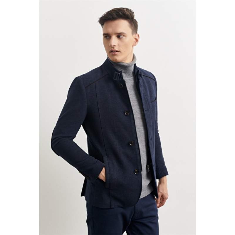 Removable Zipper Suede Look Overcoat Removable Zipper Suede Look Overcoat