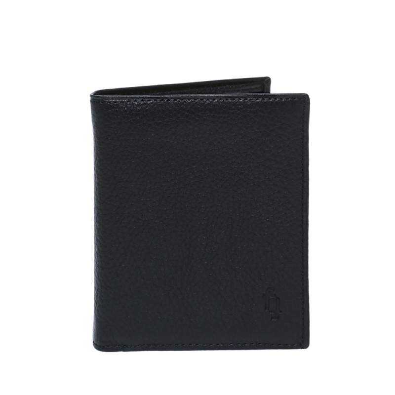 Factory Black Men's Leather Wallet FRK218
