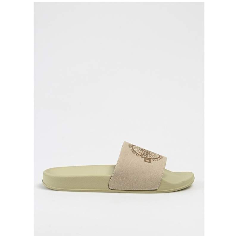 Factory Beige Men's Slippers
