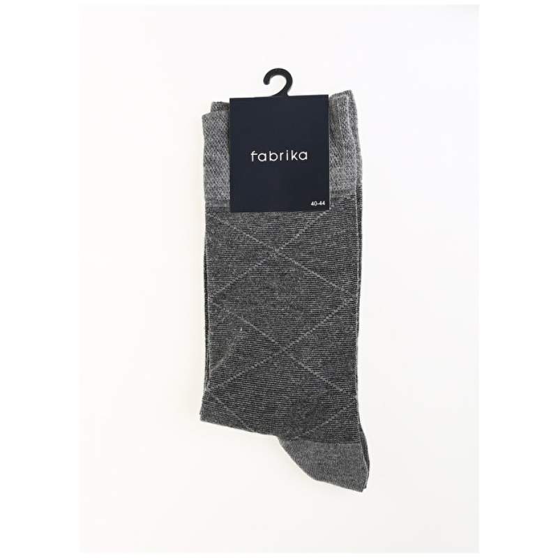 Factory Gray Melange Men's Socks FAB-NS-13