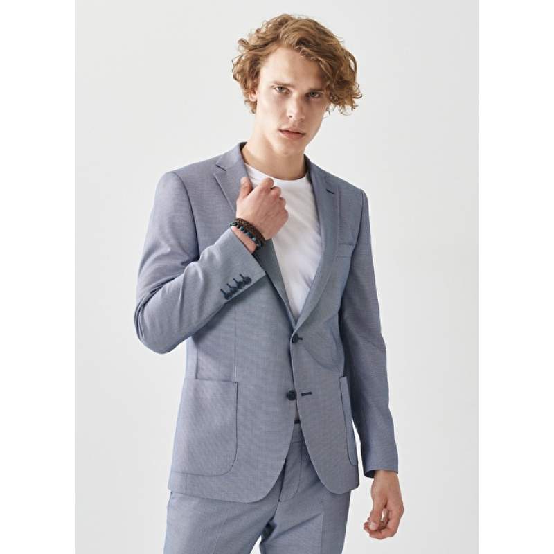 Extra Slim Fit Mono Collar Classic Suit