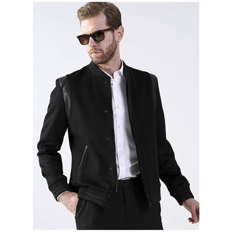 Factory Black Men's Coat ANDREA