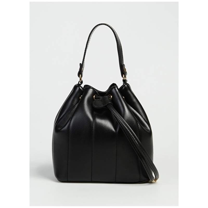 Factory Black Women's 22x20x11 Shoulder Bag VERTICAL QUILTED-DOKAN Factory Black Women's 22x20x11 Shoulder Bag VERTICAL QUILTED-DOKAN