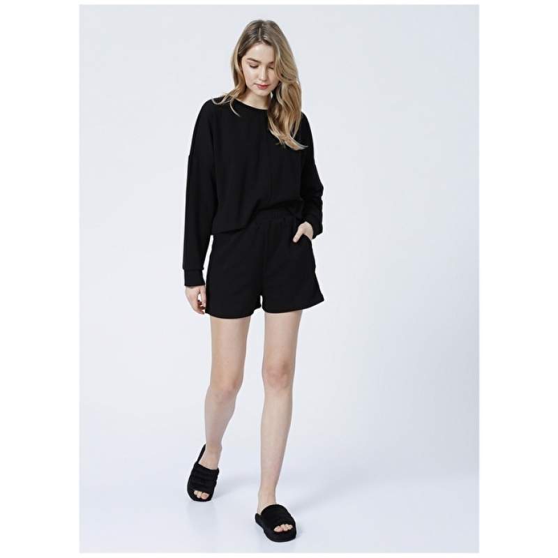 Factory Homewear Collection Black Women's Shorts