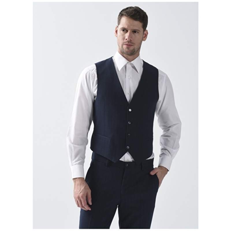 Factory Navy Blue Men's Suit
