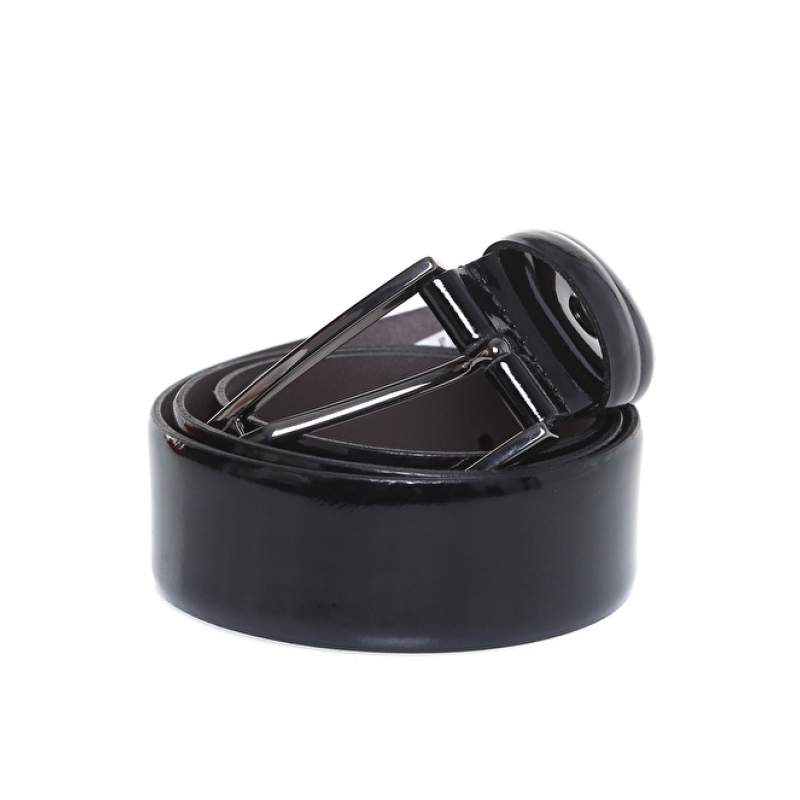 Factory Black Men's Leather Belt